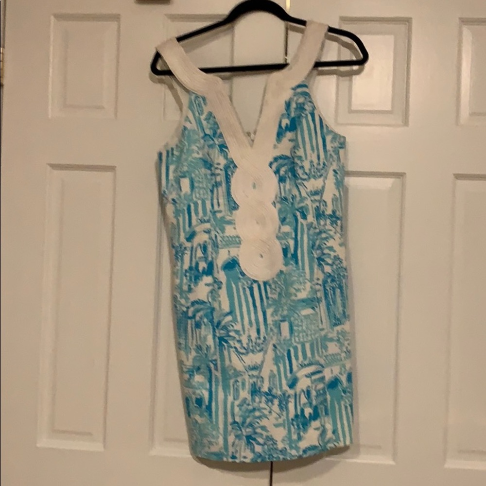 Blue and White Lilly Pulitzer Dress